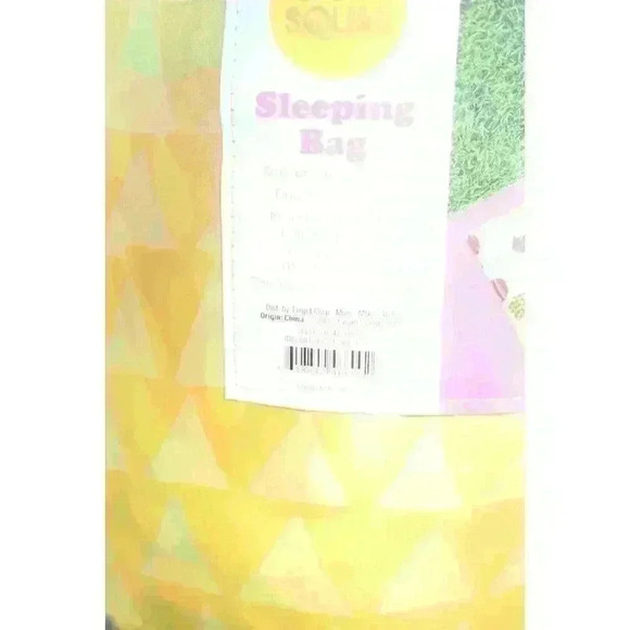 Sun Squad Girls Youth Toddler Kids Pineapple Print Sleeping Bag With Storage Bag - Picture 5 of 9
